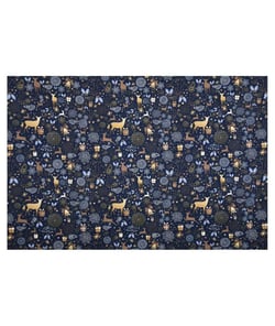 Tissu coton Noël décorations de 140 cm de largeur fairy nuit vendu par 50 cm