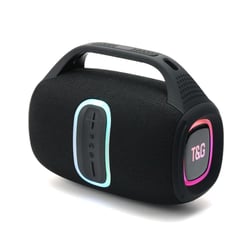 Enceinte Bluetooth Portable Sans Fil Avec Lumières RGB Et Son Clair Noir YONIS