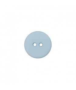Carte de 4 boutons Polyester Rond 2 trous 15mm - Prym - certifié Oeko-Tex Bleu Clair