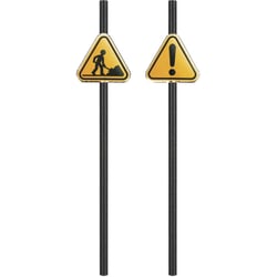 10 Pailles Papier - Chantier