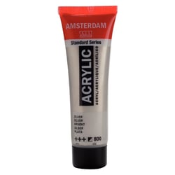 Peinture acrylique en tube - Argent - 800 - Amsterdam - 20ml