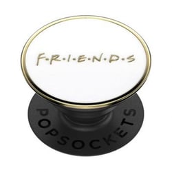 PopSockets Pop Grip pour Smartphones Enamel Friends avec PopTop Interchangeable Noir