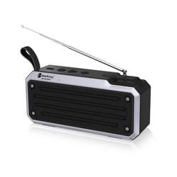 Enceinte Bluetooth Portable Stéréo TWS Son Puissant Autonomie 1200mAh FM AUX Noir YONIS