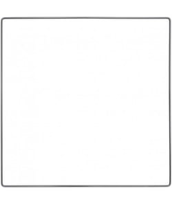 Anneau de métal CARRE ANTHRACITE 20 cm et 30 cm pour décoration murale - Rico Design 30 Cm gris