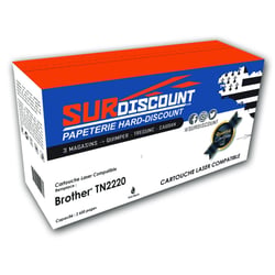 TN 2220 BROTHER toner compatible 2600 pages noir