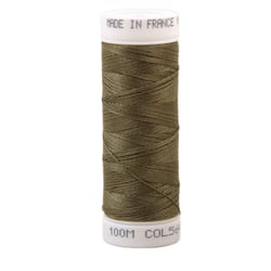 Fil à coudre polyester 100m made in France - marron ficus 564