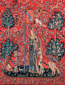 Canevas Pénélope Antique Dame à la licorne le Toucher 65x80cm