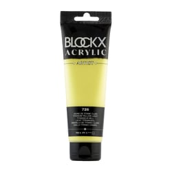 Peinture acrylique - Jaune titane clair - 726 - BLOCKX Artist - Qualité beaux-arts - Tube 120ml