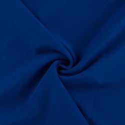 Tissu Sergé extensible uni Bleu roi