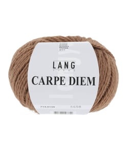 Pelote de Laine et Alpaga à tricoter CARPE DIEM - Lang Yarns 0139 Marron Camel