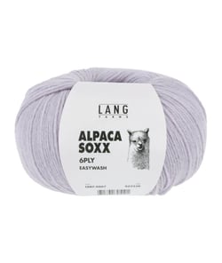 Pelote de laine Alpaca Soxx 6-PLY - 150GR - Lang Yarns 0007 Violet Lilas