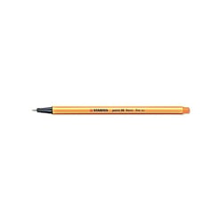 Stylo-feutre pointe fine 0,4 mm - STABILO - Orange Fluo - Lot de 10