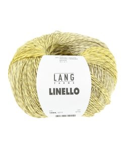 Pelote de lin et coton à tricoter Linello - 100GR - Lang Yarns 213 Jaune
