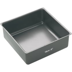 Petit Moule Carré à Base Amovible (15 cm) - Acier
