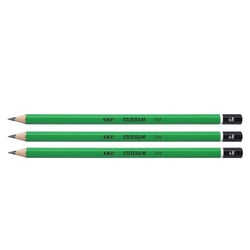 Crayon graphite BIC CRITERIUM 550 - Hexagonal - Mine 4B - Lot de 3
