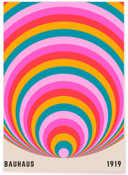 Affiche Bauhaus 18 | A3 : 29,7x42cm