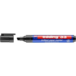 Marqueur permanent 1-5 mm - EDDING - Noir - Encre brillante