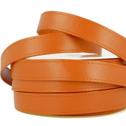 Bobine 10m Sangle simili cuir orange 25mm