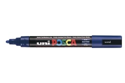 Lot de 12 Marqueurs pointe conique moyenne POSCA PC5M 1,8 - 2,5mm Bleu Foncé POSCA