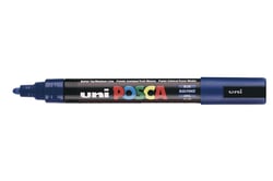 Lot de 12 marqueurs peinture pointe conique moyenne - POSCA - Bleu foncé