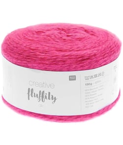 Coton à tricoter Creative FLUFFILY - 150 GR - Rico Design 16 Pink