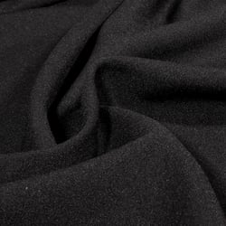 Tissu Burlington uni Noir