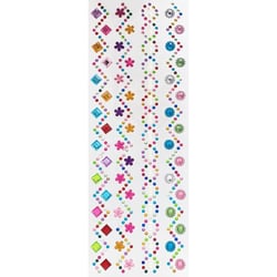 MégaCréa DIY - Bandes de strass Designs assortis 25,5 x2 cm 4 pièces