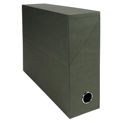 Boite transfert Economique Dos 90mm - Vert foncé - x 5 - Exacompta