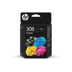 Cartouche d'encre Hp N.308 CART BK/3COULEURS S/B BHP6L6S6