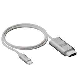 LinQ Câble USB-C vers DisplayPort 2m 8K Ultra HD Série ProCable Gris clair