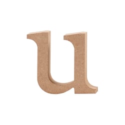 Lettre, u, H : 8,5 cm, ép. 2 cm, 1 pièce