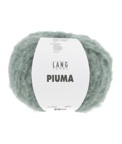 Pelote de laine et coton à tricoter PIUMA - Lang Yarns 08 Vert