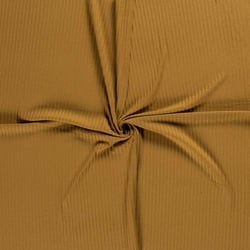 Tissu Jersey Viscose côtelé lourd Oréa uni Ocre