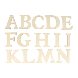 Alphabet bois  130 pièces - Artemio