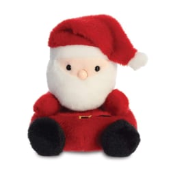 Peluche AURORA - Père Noël - 13 cm - Rouge