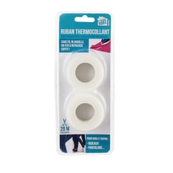 Bande thermocollante - Pour faire des ourlets facilement - 20m - Blanc