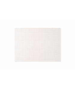 CANEVAS PLASTIQUE 33X25CM blanc