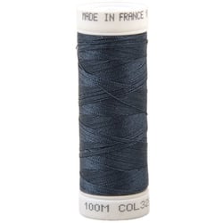 Fil à coudre polyester 100m made in France - bleu aviation 329