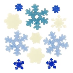 Décoration Noel Fenêtre Gelly vitrostatique Flocons