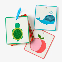 10 Cartes imagier à toucher Oxybul