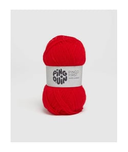 Fil à tricoter PINGO FIRST - Pingouin - certifié Oeko-Tex Rouge