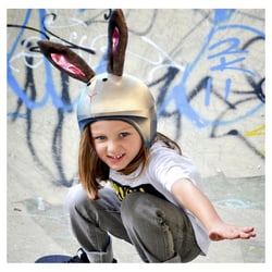 Accessoire de casque COOLCASC ANIMALS – Lapin doux et polyvalent