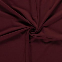 Tissu Sweat léger Soline uni Bordeaux