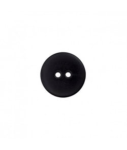 Carte de 2 boutons Polyester Rond 2 trous 25mm - Prym - certifié Oeko-Tex Noir