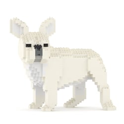 Chien Bouledogue Français qui tourne la tête crème Taille standard | JEKCA | 14 ans et +