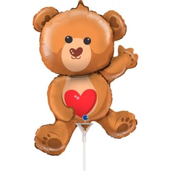 Ballon sur Tige Ourson (31 cm)