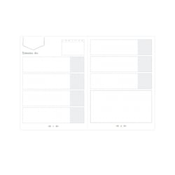 AGENDA PERPETUEL RIGIDE A5 - 224 PAGES FR Life Journal - 15x21 cm - avec élastique