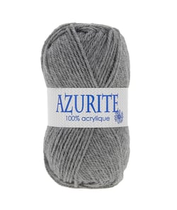 Pelote à tricoter AZURITE de Distrifil - Laissez votre créativité briller à petit prix ! - certifié Oeko-Tex 3074 Gris fonce