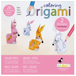 Coloring Origami - Lièvre - Fridolin