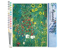 Peinture par Numéro Figured'Art - Kerim - Jardin de Tournesols - Kit de Loisir Créatif DIY Numéro d'Art Complet - 40x50cm sans châssis en bois